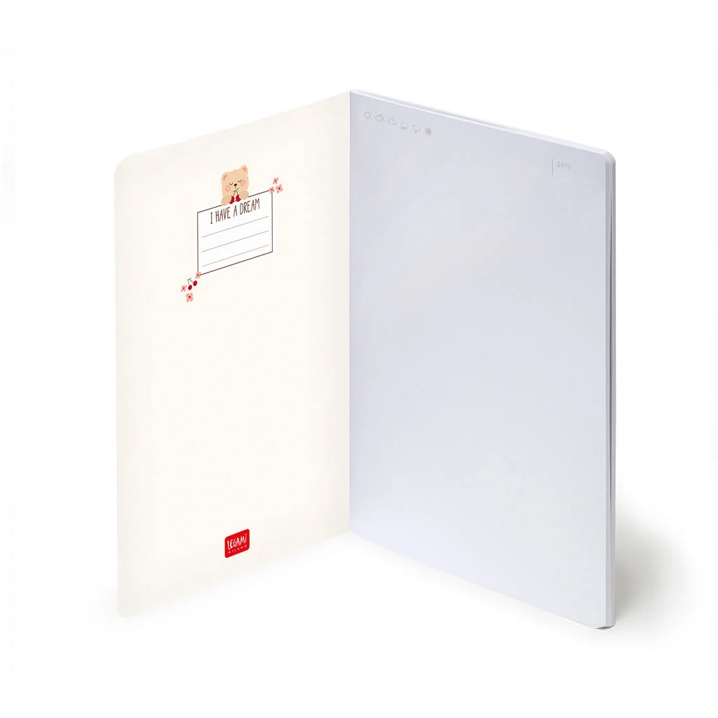Caderno A5 Legami - Teddy Bear