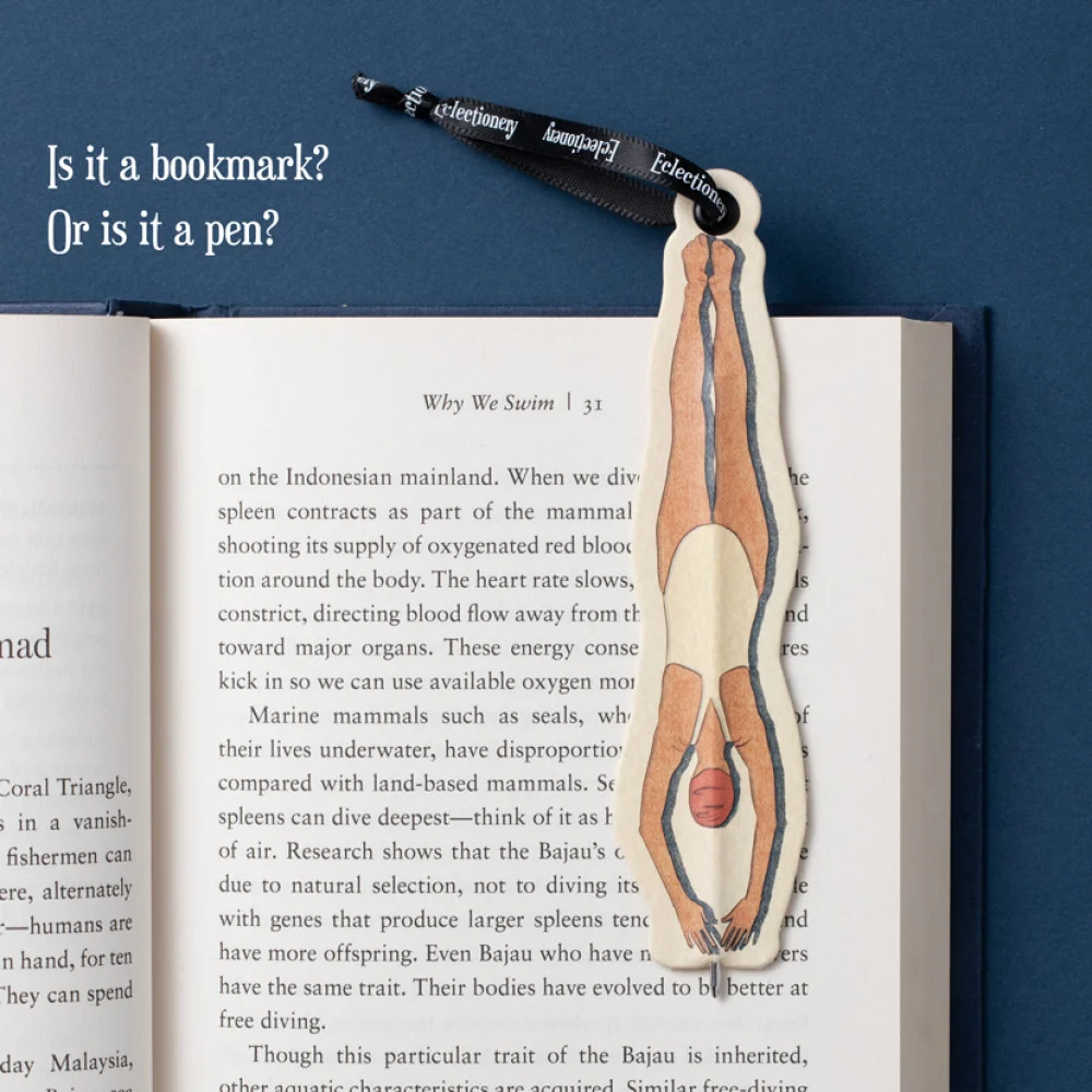 Caneta e Marcador de livro criativo Eclectionery by If