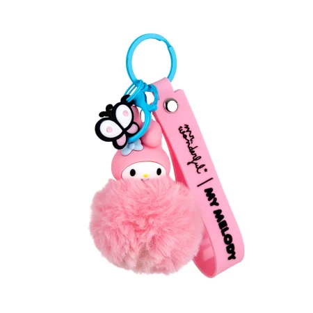 Porta-chaves com pompom My Melody Mr. Wonderful