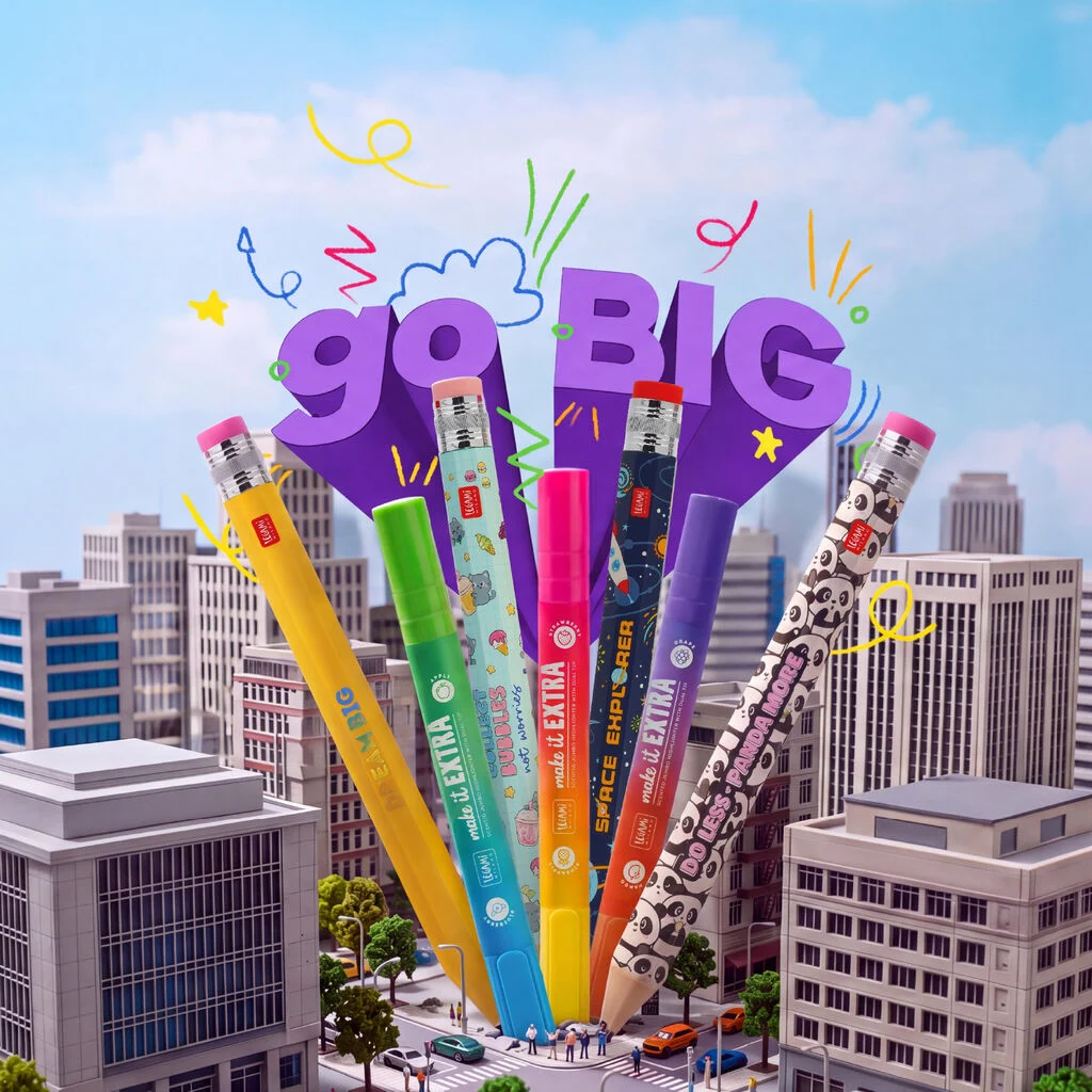 Lápis Gigante com Borracha Legami