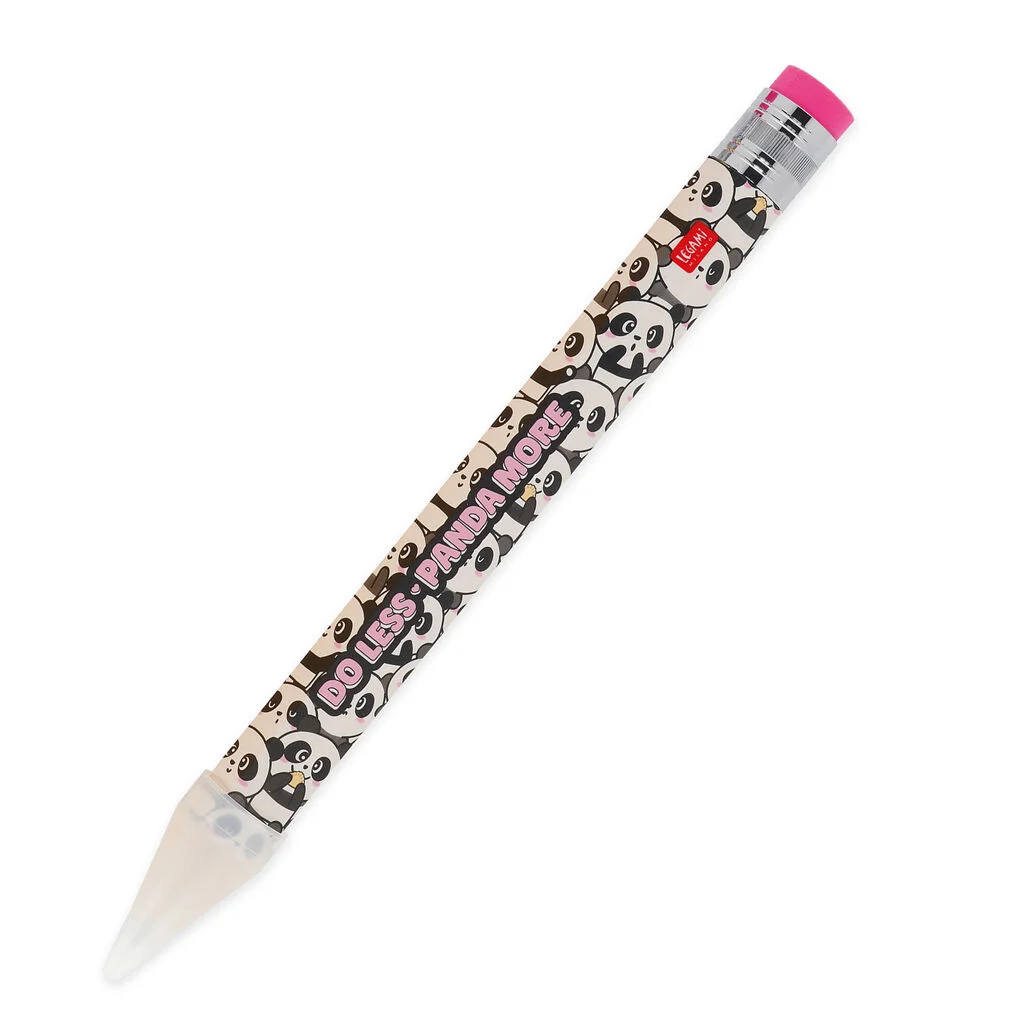 Lápis Gigante Legami Panda com Borracha – Magic Pencil Jumbo