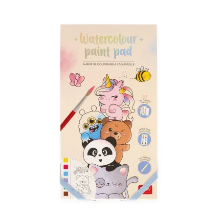 Bloco de Pintura em Aguarela Legami - Cute Animals