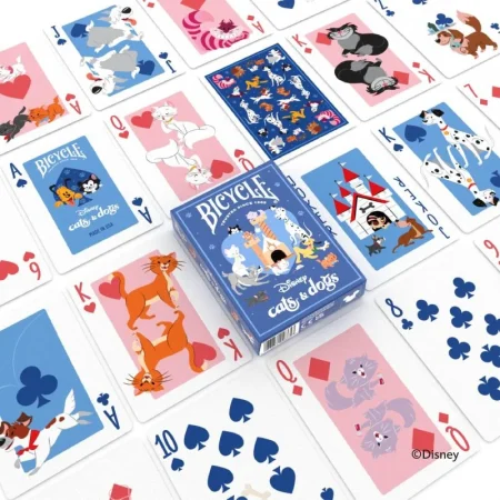 Baralho de Cartas Bicycle - Disney Cats & Dogs