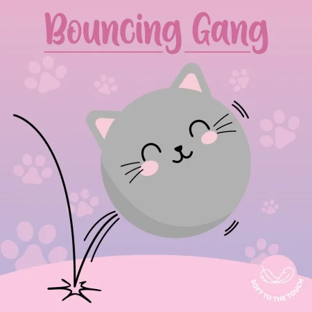 Bola Saltitona Legami - Bouncing Gang Gato