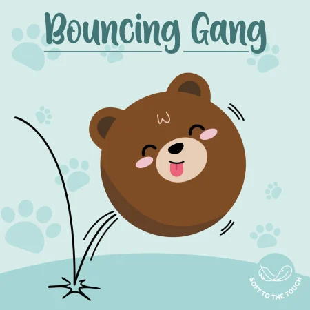 Bola Saltitona Legami - Bouncing Gang Urso
