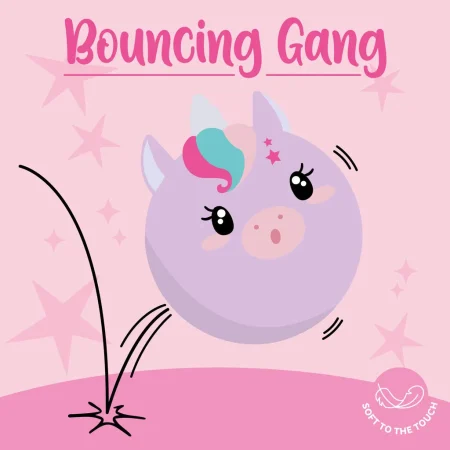 Bola Saltitona Legami - Bouncing Gang Unicórnio