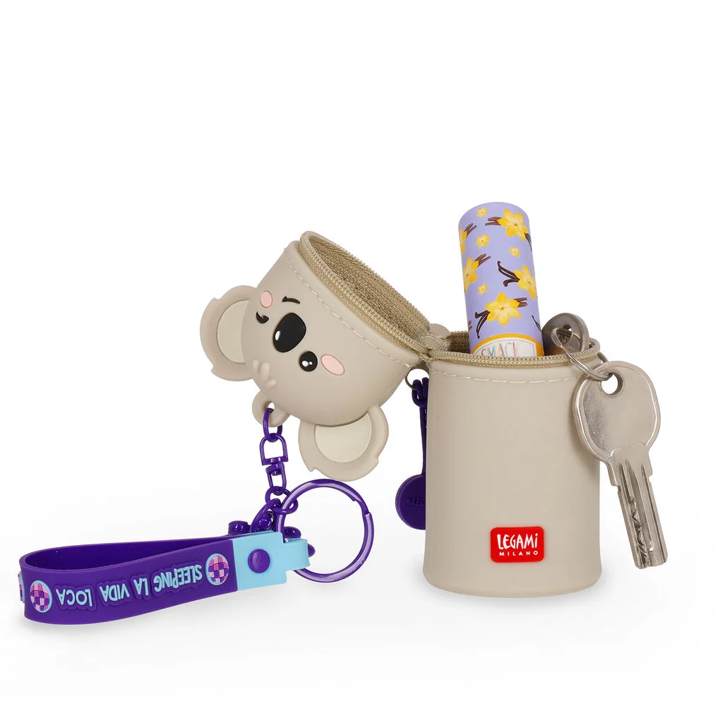 Mini Kawaii - Porta-moedas com porta-chaves - Koala