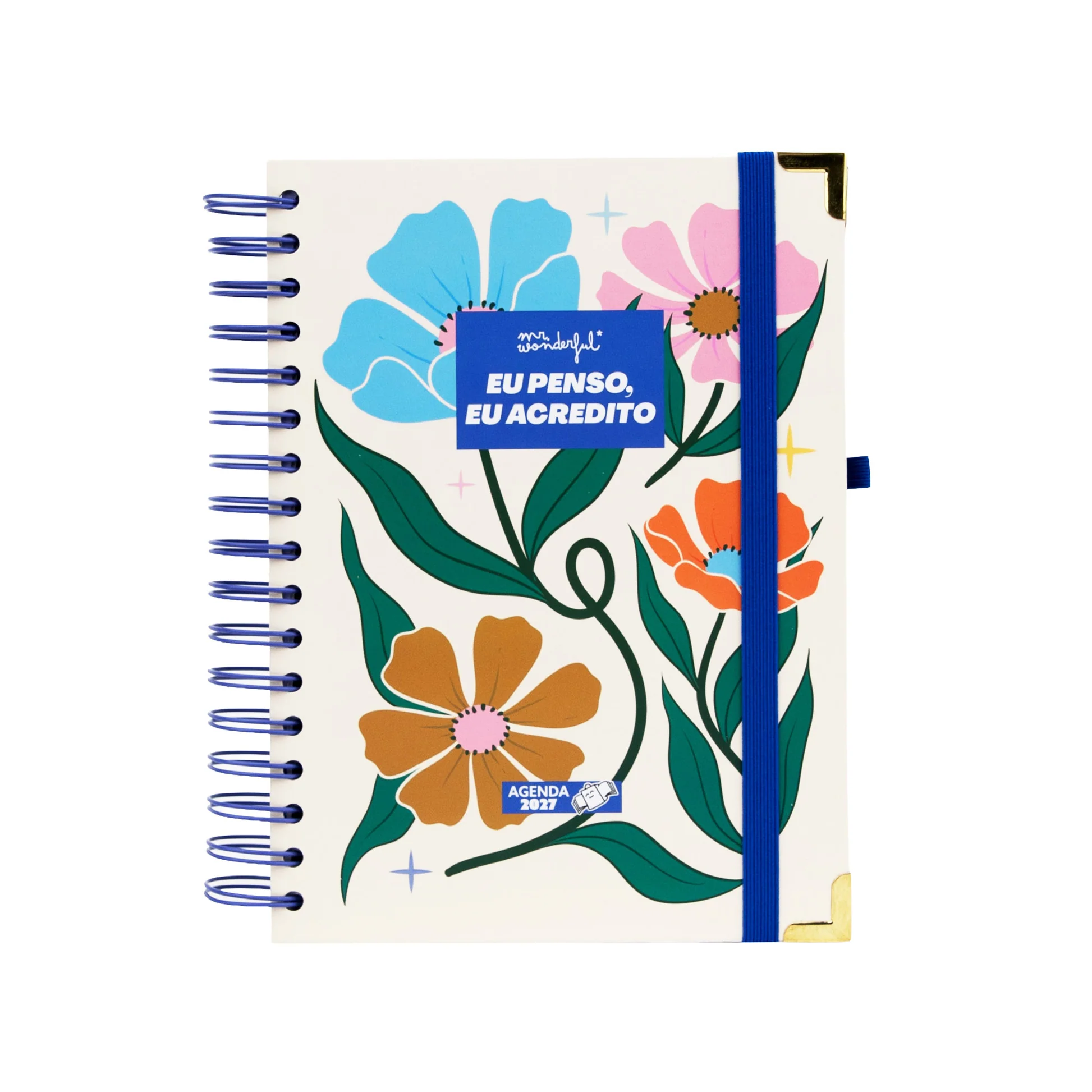 Agenda Mr. Wonderful 2026-27 Diária grande - Eu penso eu acredito
