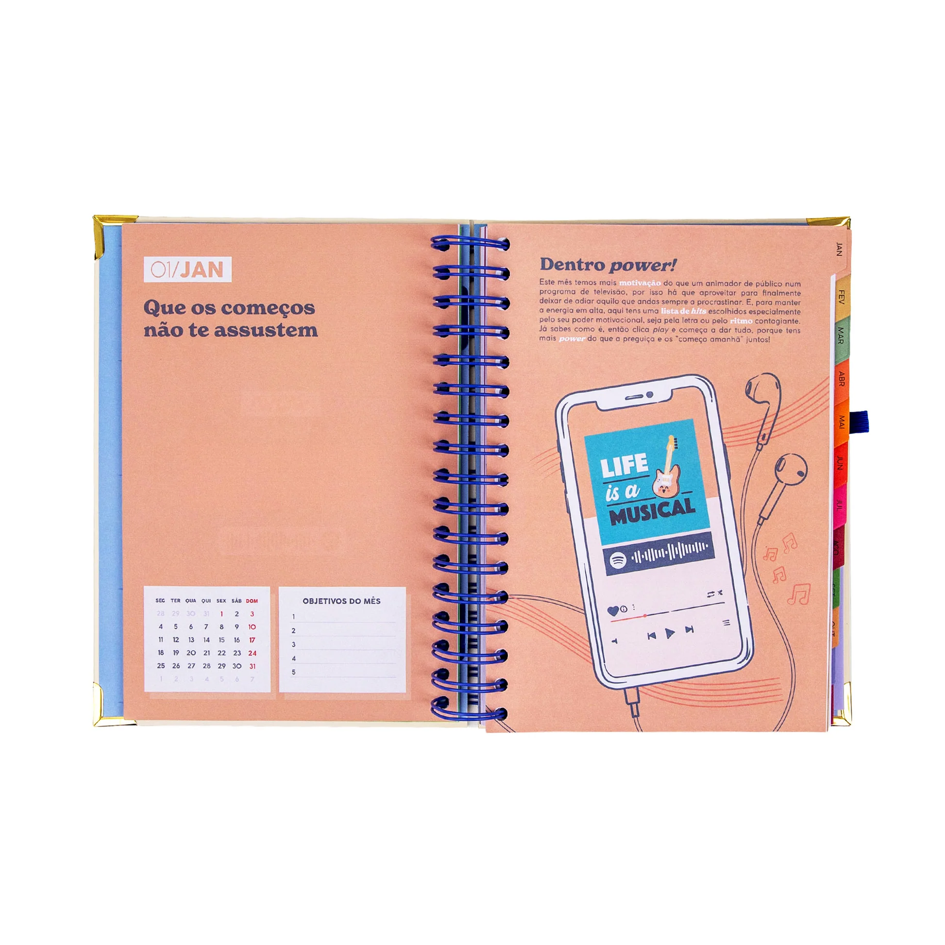 Agenda Mr. Wonderful 2026-27 Diária grande - Eu penso eu acredito