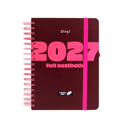Agenda Mr. Wonderful 2027 Semanal pequena - Full aesthetic
